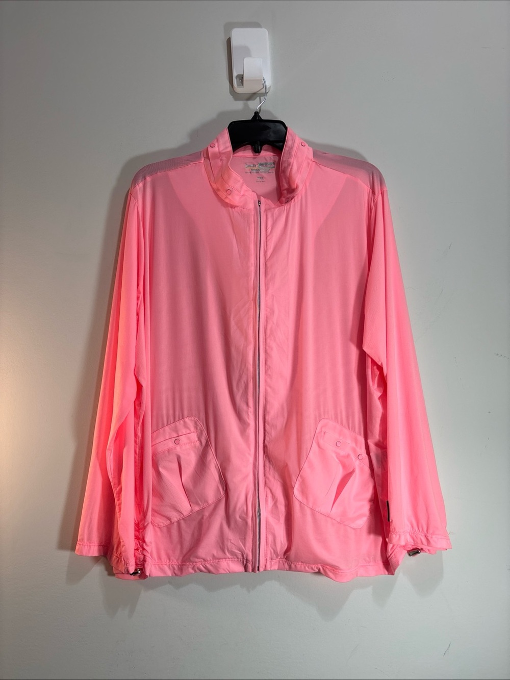 Jamie Sadock Lightweight Pink Zip-Front Women's Jacket. 1374